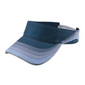 3 Panel Cotton Visor w/ Gradient Print